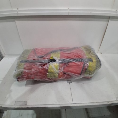 HEAVY-DUTY INDUSTRIAL LOADING DOCK BARRIER CURTAIN - 16FT X 3FT - RED AND YELLOW image 5