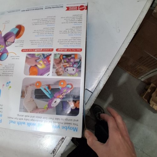 FISHER-PRICE LEARN WITH ME PURPLE MONKEY WALKER INTERACTIVE TOY (MODEL: JFD92) image 3