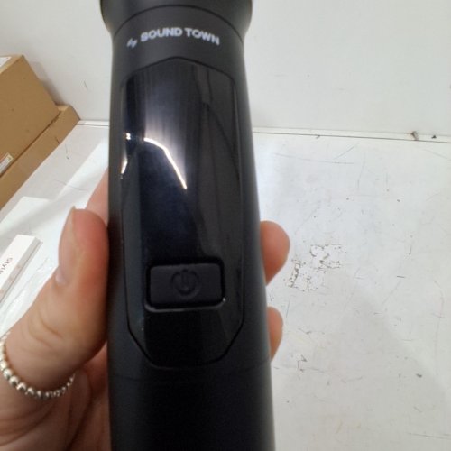 SOUND TOWN WIRELESS METAL HANDHELD MICROPHONE WITH 8 CHANNELS FOR THE SWM15-MAX & SWM16-MAX SYSTEMS - BLACK image 4