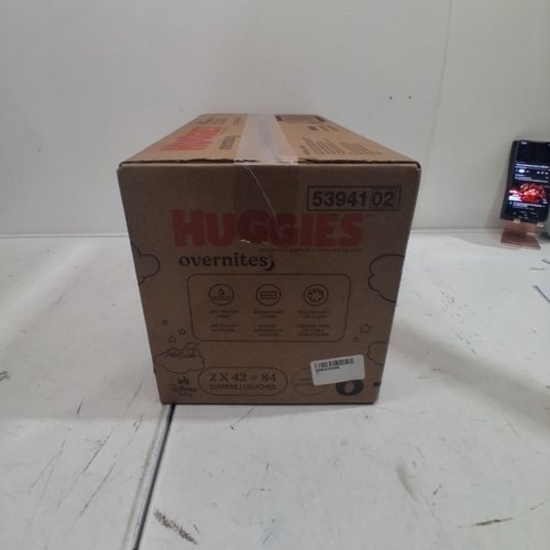 84PK HUGGIES OVERNITES EXTRA ABSORBENT DISPOSABLE DIAPERS - SIZE 6 (35+LB) - DISNEY WINNIE THE POOH image 3