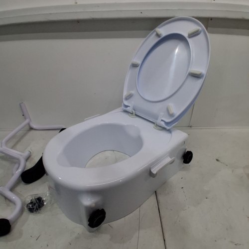 VEVOR RAISED TOILET SEAT - 5" - WHITE (MODEL: SC7060H) image 4