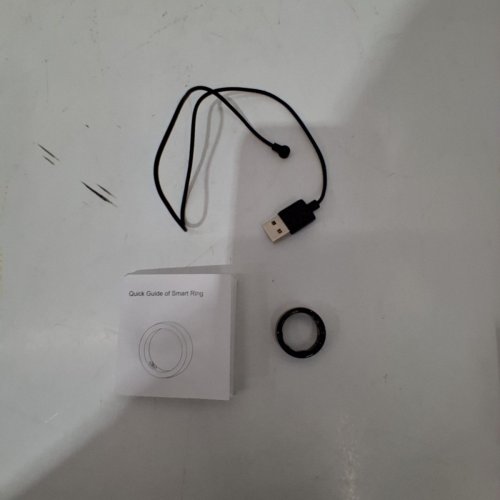 QRING SMART RING FITNESS TRACKER - SIZE 10 - BLACK image 4