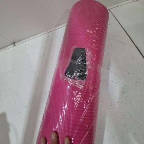 AMAZON BASICS EXTRA THICK YOGA MAT - 74" X 24" X 0.5" - PINK image 3