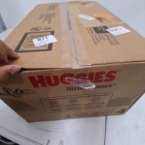 6 (25PK) HUGGIES LITTLE MOVERS DIAPERS - SIZE 4 - WHITE (TOTAL 150) image 3