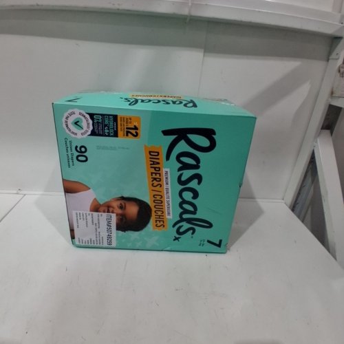 RASCALS PREMIUM BABY DIAPERS WITH HYDROLOCK CORE - SIZE 7 - (MODEL: 50749259/93919) image 3