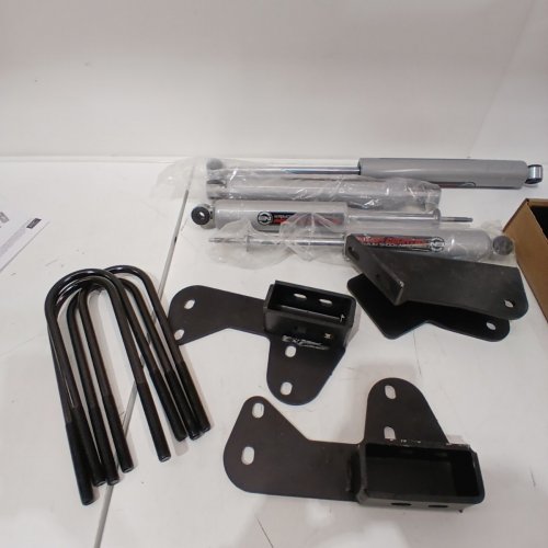 ROUGH COUNTRY SUSPENSION LIFT KIT WITH REAR LIFT BLOCKS / FRONT & REAR N3 SHOCKS & BLOCKS FOR FORD F-150 (1980-1996) 4WD MODELS - 2.5" LIFT - BLACK (MODEL: 92142000A) image 5