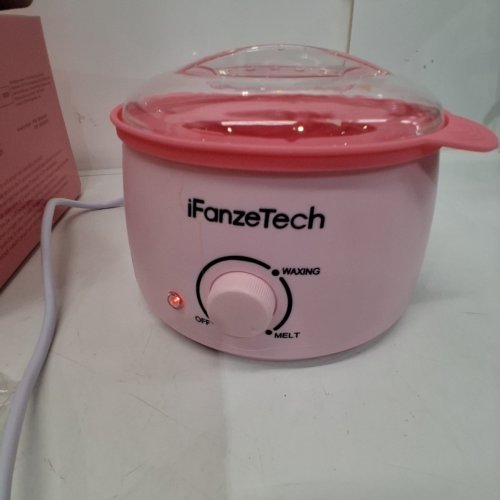 IFANZETECH HARD WAXING KIT WITH WAX WARMER FOR HAIR REMOVAL - PINK (MODEL: RH008) image 2