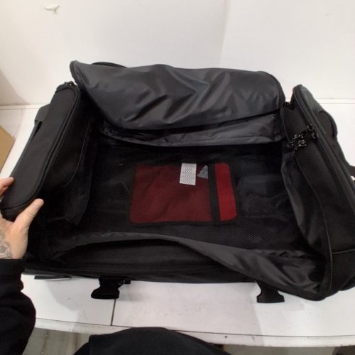 AMAZON BASICS RIPSTOP ROLLING TRAVEL DUFFLE BAG - 30" - BLACK image 3