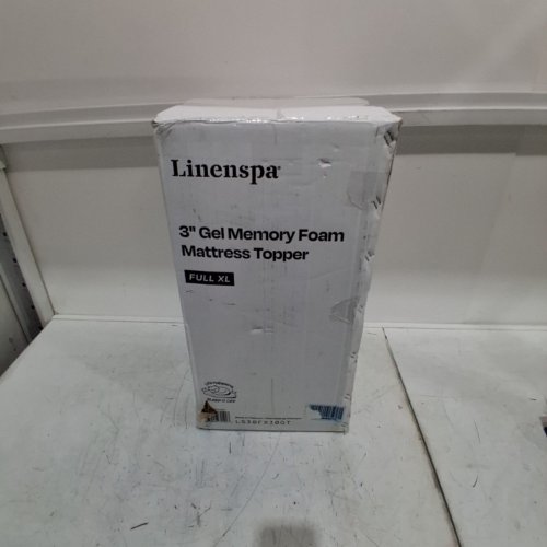 LINENSPA GEL INFUSED MEMORY FOAM MATTRESS TOPPER - 3" - FULL XL - BLUE image 5