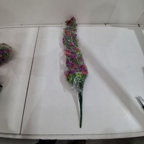 4PK ARTIFICIAL FLORAL FLOWER PICKS - 26" - ASSORTED COLOR image 4