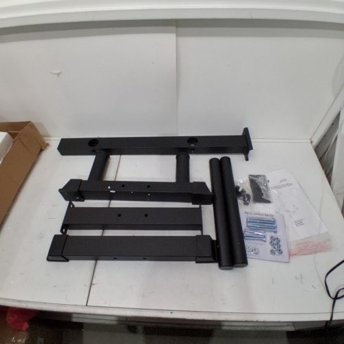 CAP 4-POST OLYMPIC WEIGHT PLATE TREE RACK - 440LBS CAPACITY - BLACK (MODEL: RKIS-OPR42BK) image 2