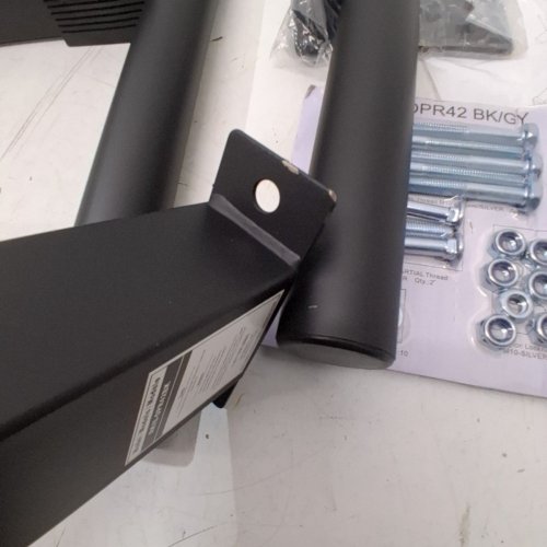 CAP 4-POST OLYMPIC WEIGHT PLATE TREE RACK - 440LBS CAPACITY - BLACK (MODEL: RKIS-OPR42BK) image 3