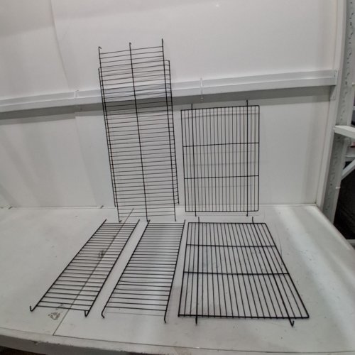 UNBRANDED FOLDABLE CAT CAGE ON WHEELS - 40" X 30" FOLDED - BLACK image 5