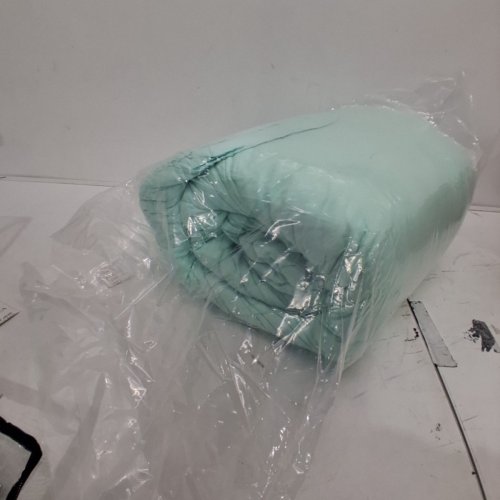8PC PINTUCK MICROFIBER COMFORTER SET - KING/CALIFORNIA KING - MINT GREEN image 3