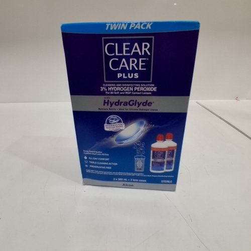 2PK CLEAR CARE PLUS HYDRAGLYDE STERILE SOLUTION - 360ML/EACH image 2