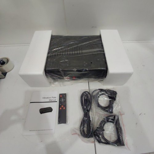 TAEVNO BLUETOOTH VIBRATION PLATE EXERCISE MACHINE - 450LB CAPACITY - BLACK image 2