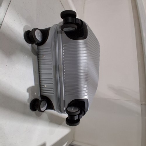 LETOME HARDSIDE SPINNER CARRY ON LUGGAGE SUITCASE WITH ALUMINUM HANDLE AND TSA LOCKS - 20" - GREY (MODEL: 1942341) image 4