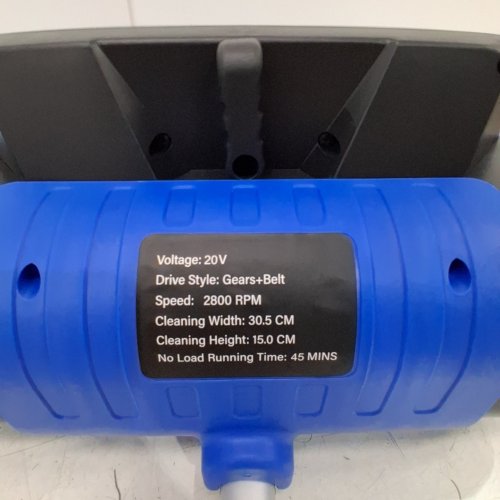 THAWTECH CODELESS ELECTRIC SNOW SHOVEL WITH ADJUSTABLE DIRECTIONAL PLATE - 21V, 12" , 4 AH BATTERY - BLUE/BLACK (MODEL: HQN212-20XS) image 3