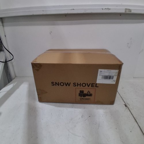 THAWTECH CODELESS ELECTRIC SNOW SHOVEL WITH ADJUSTABLE DIRECTIONAL PLATE - 21V, 12" , 4 AH BATTERY - BLUE/BLACK (MODEL: HQN212-20XS) image 6