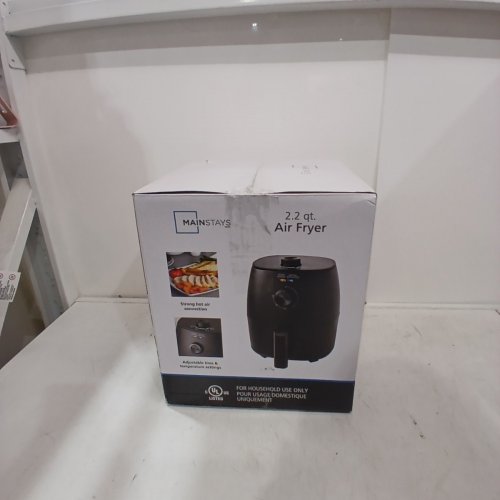 MAINSTAYS COMPACT AIR FRYER - NON-STICK DISHWASHER SAFE FRYER - 2.2QT - 1150W - BLACK (MODEL: MS631000756422) image 6