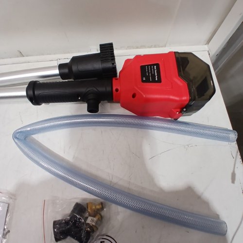 MELLIF CORDLESS STICK WATER TRANSFER PUMP *TOOL ONLY* - COMPATIBLE WITH 18V DEWALT BATTERIES - 12GPM - 3/4" OUTLET - RED/BLACK (MODEL: MFSTP001) image 3