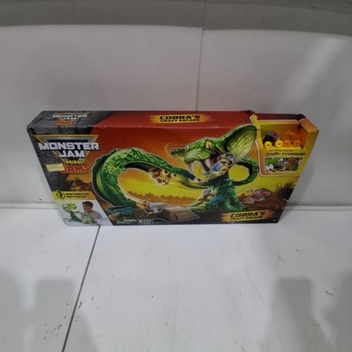 MONSTER JAM MINI JAMS, COBRA’S CRAZY ESCAPE PLAYSET - 28" - GREEN/YELLOW image 2