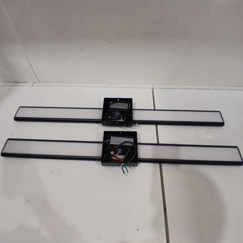 2PK MODERN LED WALL SCONCES - 3000K-6000K - 31.5" - BLACK (MODEL: HW505-80-2P) image 4