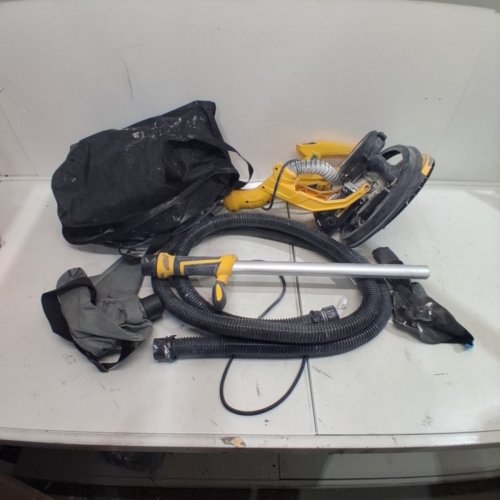 ELECTRIC DRYWALL SANDER WITH VACUUM BAG - 1800 RPM 120V - YELLOW/BLACK (MODEL: ZQ-DWSR-2108) image 5