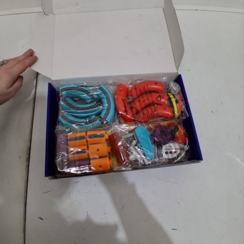 115PC HAHALAND 3D ANTI-GRAVITY RAIL CAR STEM SET - AGES 3-8 - MULTICOLOURED image 3