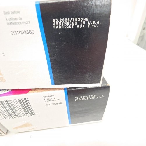 7 *EXPIRED* EPSON 69 DURABRITE ULTRA STANDARD CAPACITY INK CARTRIDGES FOR SELECT EPSON STYLUS AND WORKFORCE PRINTERS - BLACK, CYAN, YELLOW, MAGENTA (MODEL: T069120-BCS) image 3