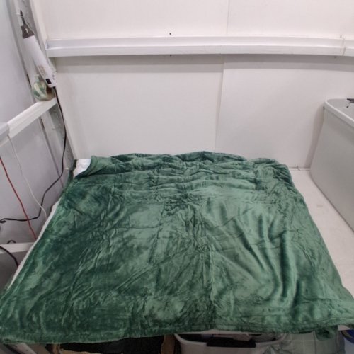 ULTRA‑COZY PREMIUM FLANNEL & SHERPA ELECTRIC HEATED BLANKET - FULL - GREEN (MODEL: HB7284D4) image 2