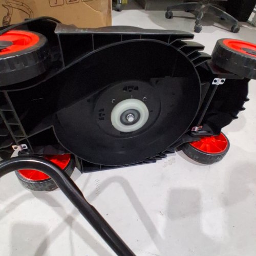 MZK CORDLESS ELECTRIC LAWN MOWER - 2X20V BATTERY - 13" - RED/BLACK (MODEL: ET1608) image 2