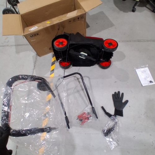 MZK CORDLESS ELECTRIC LAWN MOWER - 2X20V BATTERY - 13" - RED/BLACK (MODEL: ET1608) image 3