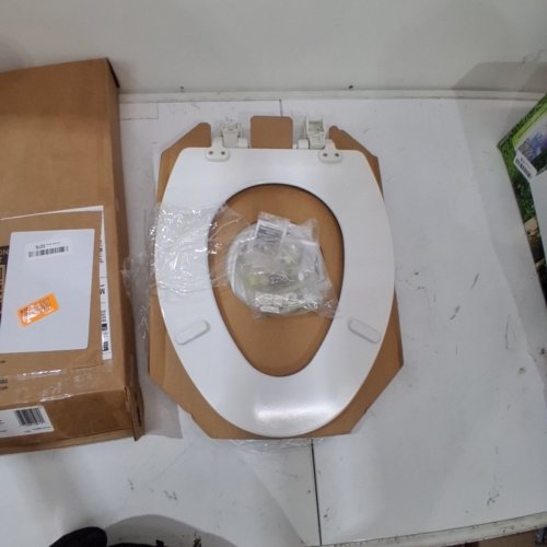 MAYFAIR BY BEMIS NEXTSTEP2 ELONGATED TOILET SEAT WITH BUILT-IN POTTY TRAINING SEAT, SLOW-CLOSE - 18" - WHITE (MODEL: 1888SLOW 000) image 2