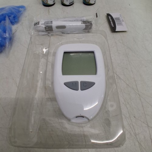 BLOOD GLUCOSE MONITOR KIT WITH METER, RECORD SHEET & BLOOD COLLECTION PEN - WHITE (MODEL: MT-BGM02) image 3
