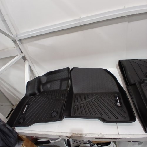 4PC NIKALAIKA ALL WEATHER PROTECTION TPE CARGO LINER FULL SET - FLOOR LINERS & TRUNK MAT FOR 2017-25 FORD EDGE - BLACK image 2