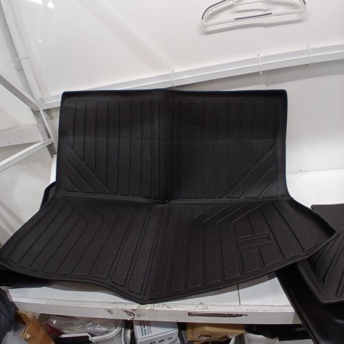 4PC NIKALAIKA ALL WEATHER PROTECTION TPE CARGO LINER FULL SET - FLOOR LINERS & TRUNK MAT FOR 2017-25 FORD EDGE - BLACK image 4