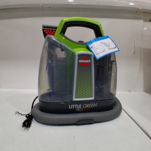 BISSELL LITTLE GREEN PROHEAT PORTABLE DEEP CLEANER/SPOT CLEANER WITH SELF-CLEANING HYDRORINSE TOOL - GREEN/GREY (MODEL : 2513B) image 3