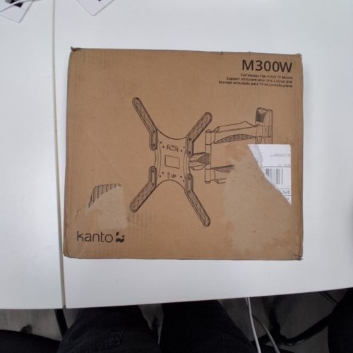 KANTO FULL MOTION TV WALL MOUNT FOR 26" - 55" TVS - WHITE (MODEL: M300W) image 2
