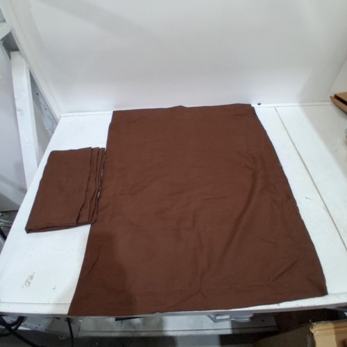 2PK 100% MICROFIBER decorative PILLOW CASES - 30" X 24" - BROWN image 2