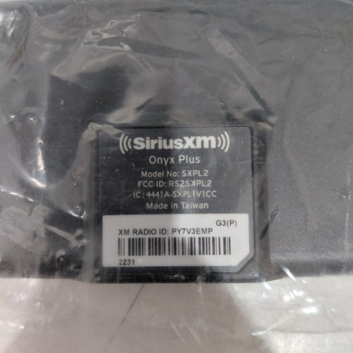 SIRIUSXM SATELLITE RADIO ONYX PLUS RADIO ONLY - BLACK (MODEL: SXPL2) image 2
