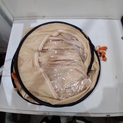 VEVOR CLEAR BUBBLE POP UP SPORTS TENT FOR 2 - 4 PERSONS - 63" X 63" - BEIGE (MODEL:121083) image 2