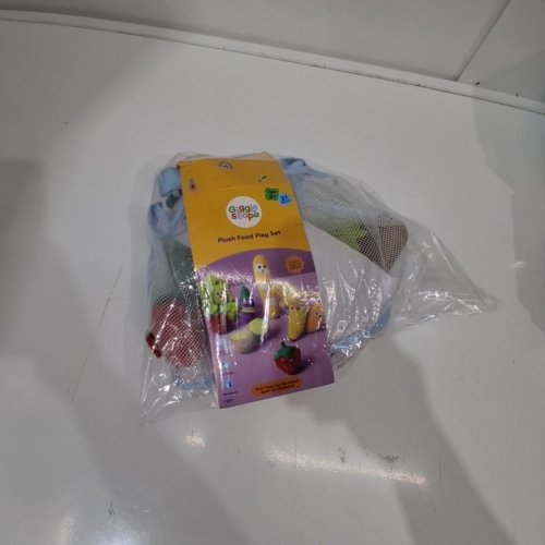 4PC GIGGLE SCAPE PLUSH FOOD PLAY SET WITH BAG - MULTICOLOR image 3
