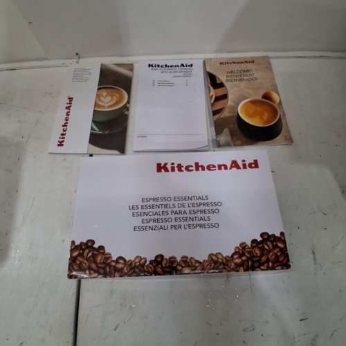 KITCHENAID SEMI AUTOMATIC ESPRESSO MACHINE WITH BURR GRINDER - 2 CUP - 1500W - WHITE (MODEL: KES6551) image 6