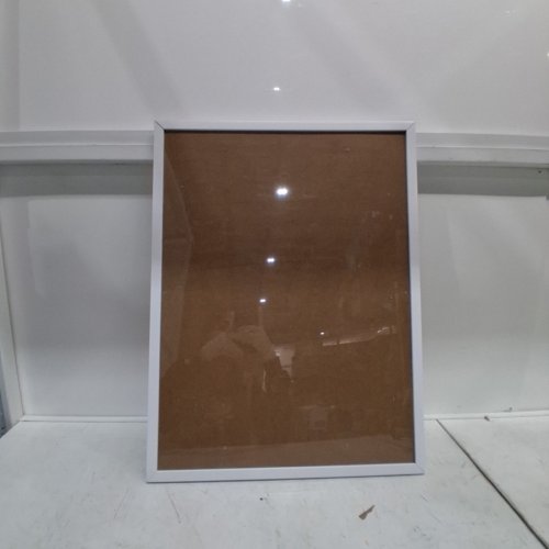 FRAMED CORK BACK PICTURE FRAME - 19" X 25" - WHITE image 2