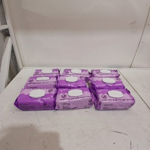 9PK AMAZON BASICS SENSITIVE BABY WIPES - 90 PER PACK (810 WIPES TOTAL) image 3
