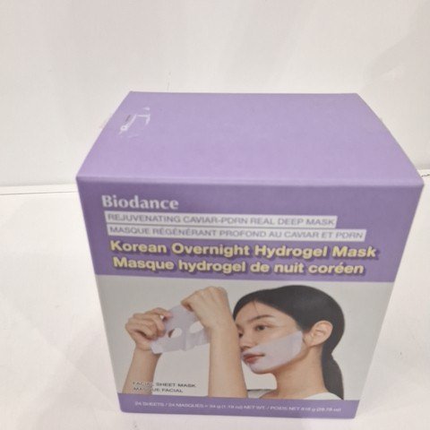 20PK BIODANCE OVERNIGHT KOREAN HYDROGEL CAVIARDEEP MASK-PDRN REAL DEEP MASK image 2