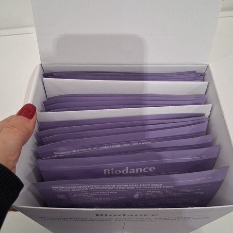 20PK BIODANCE OVERNIGHT KOREAN HYDROGEL CAVIARDEEP MASK-PDRN REAL DEEP MASK image 3