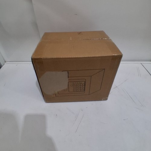 ELECTRONIC HOME SAFE - COMPACT DIGITAL LOCKING SAFE BOX WITH KEY OVERRIDE 0.25CU.FT - pink (MODEL: BXX20) image 2