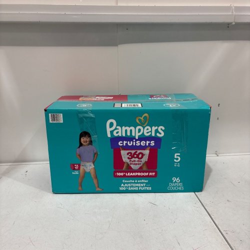 96PK PAMPERS PULL ON CRUISERS 360° 100% LEAKPROOF FIT DISPOSABLE BABY DIAPERS - SIZE 5 (27LBS+) image 3